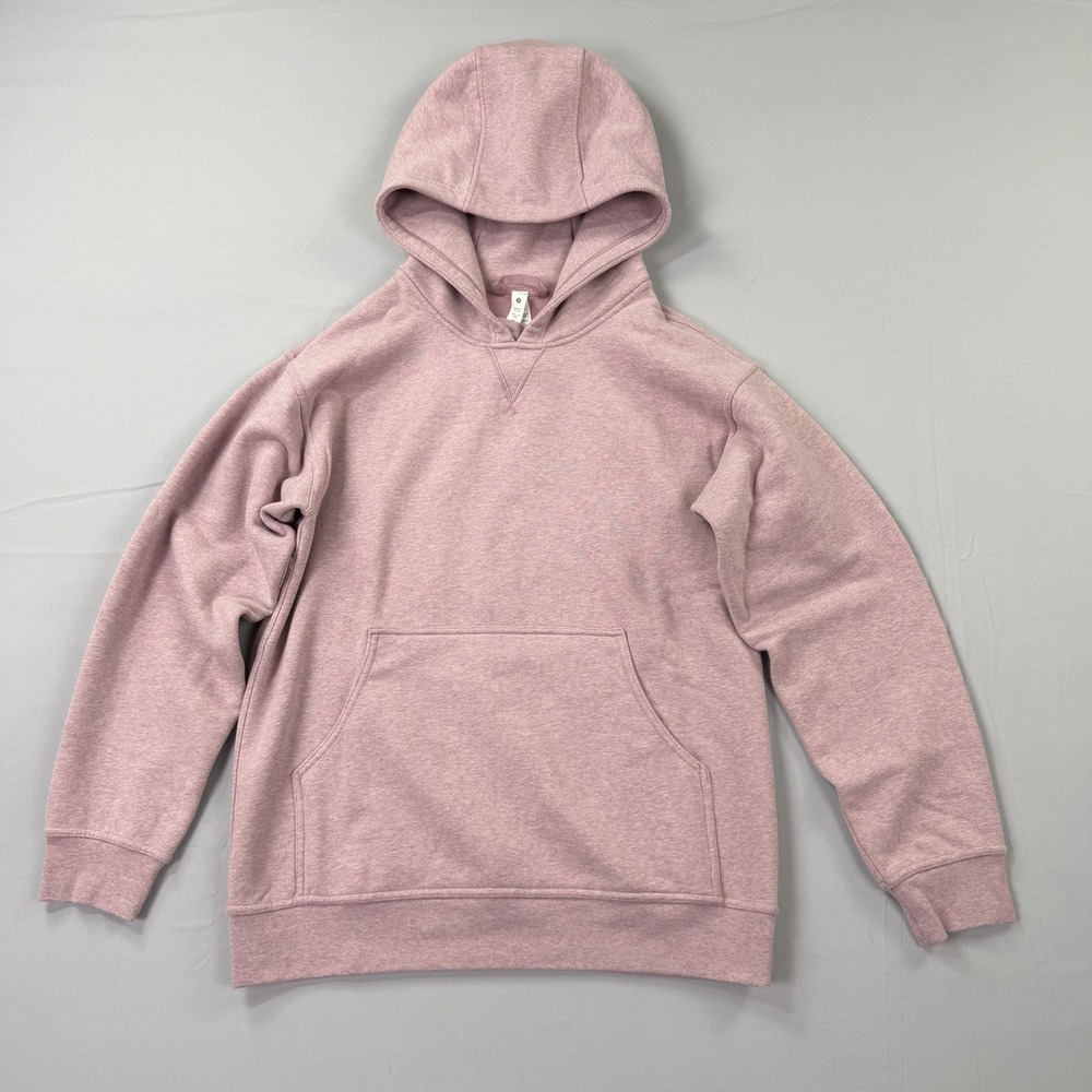 Lululemon Scuba Hoodie Women's Size 8 Heathered Pink Fleece Pullover